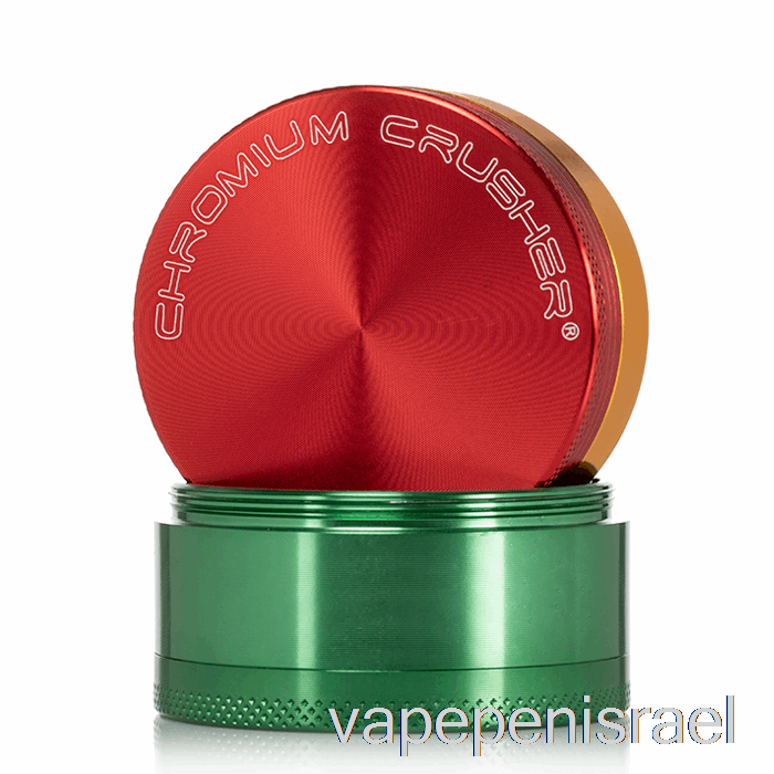 מגרסה חד פעמית Vape Israel כרום 2.2 אינץ' מטחנה ראסטה 4 חלקים